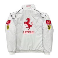 Giacca Racing Bianca Grid - ApexRacing 2