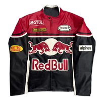 Giacca in Pelle Racing Nera Energy - ApexRacing 1