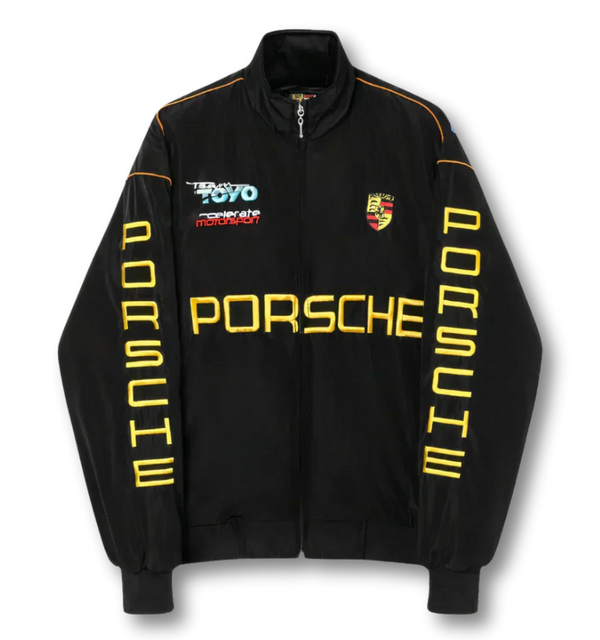 Giacca Racing Nera Giallo - ApexRacing