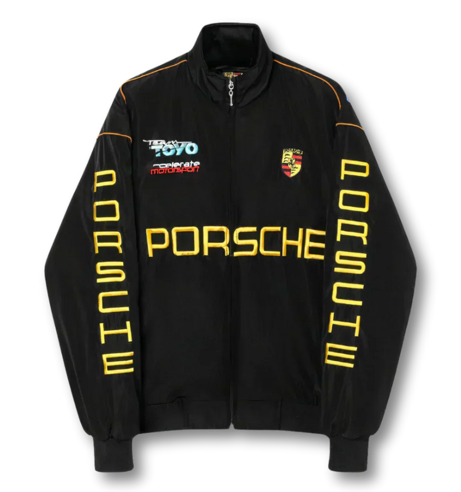 Giacca Racing Nera Giallo - ApexRacing