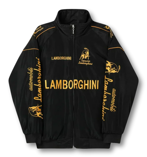 Giacca Racing Nera Oro - ApexRacing
