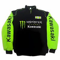 Giacca Racing Nera Verde Energy - ApexRacing 1