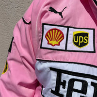Giacca Racing Rosa Grid - ApexRacing 5